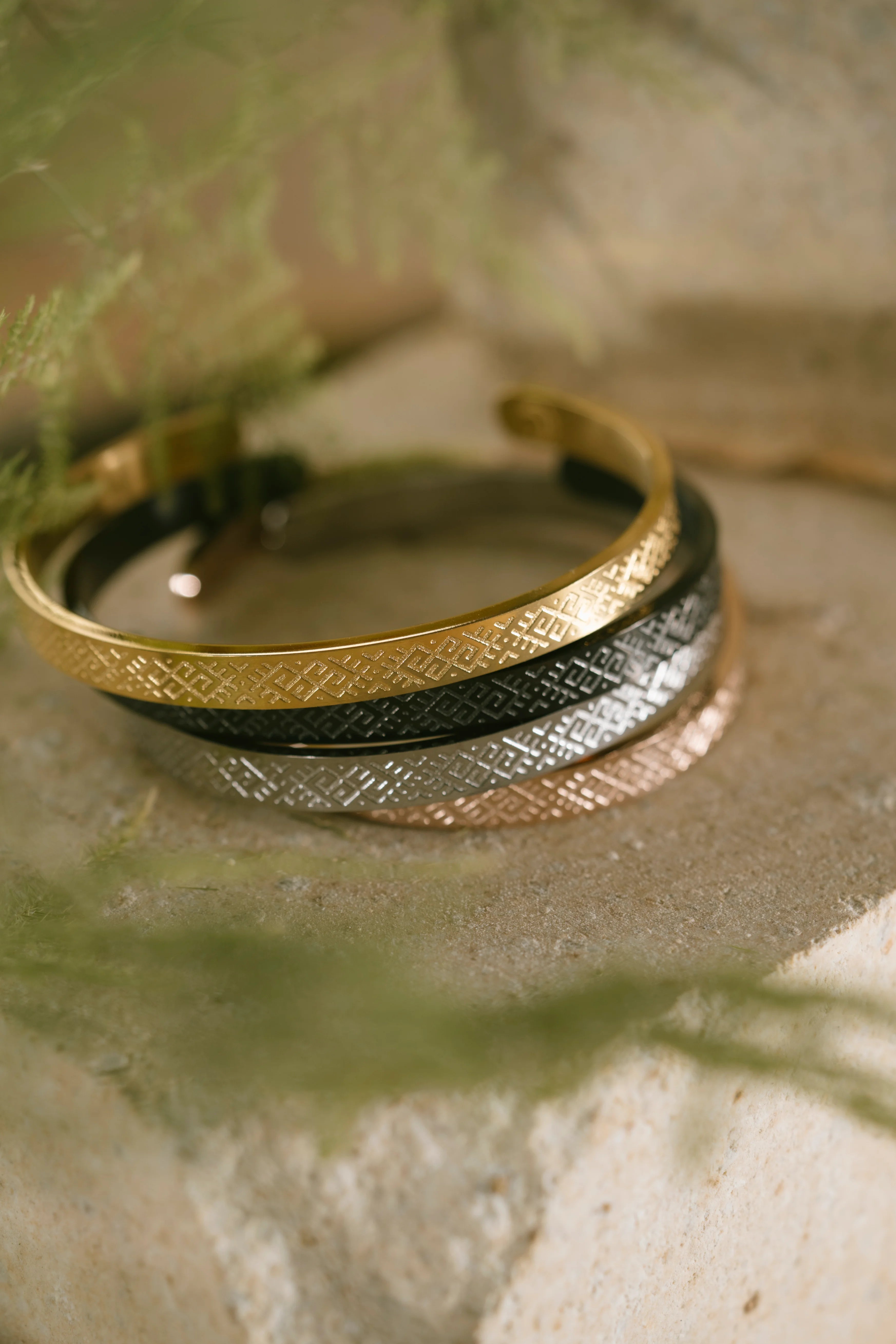 Titāna rokassprādze "Zalkša josta"