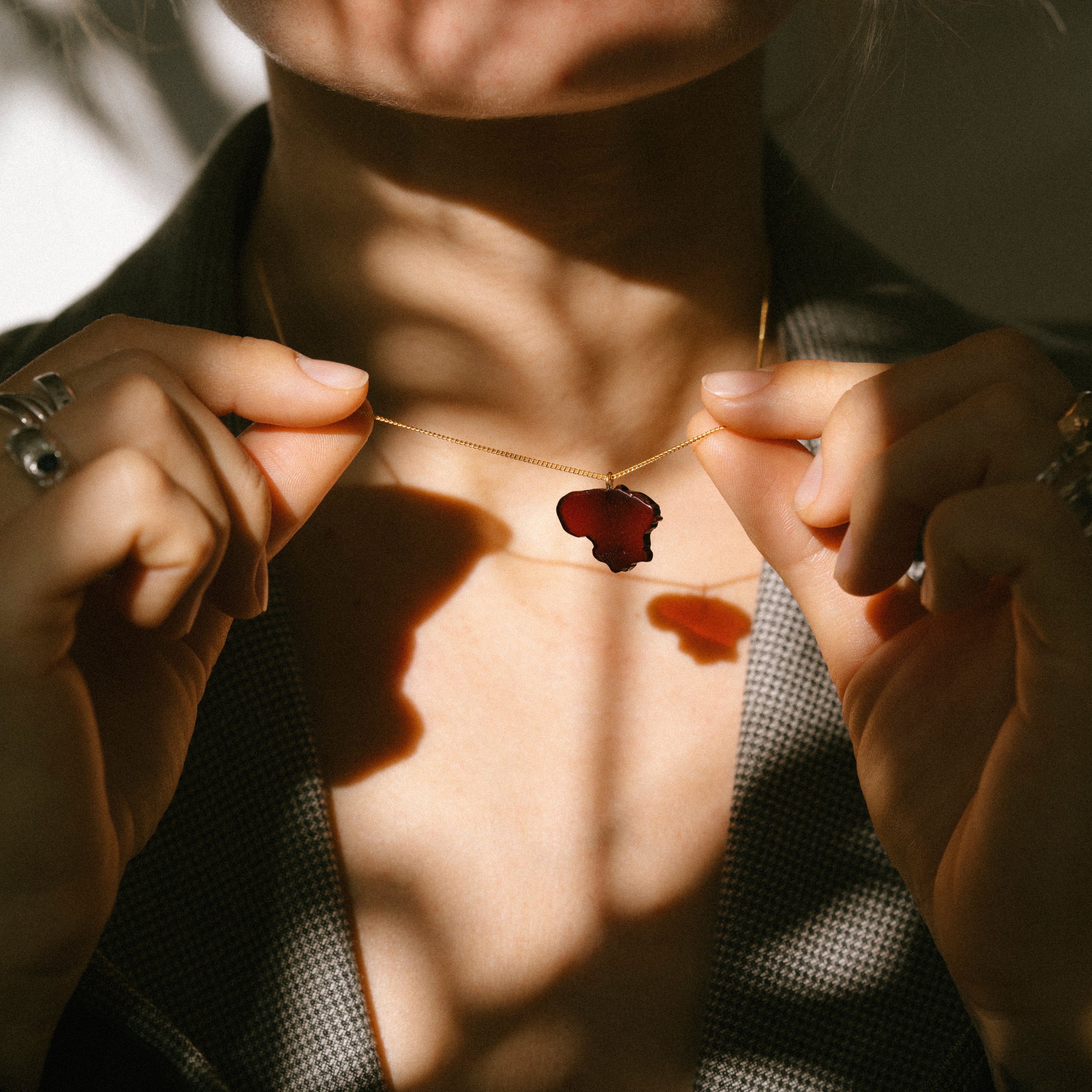 Gintarinis pakabukas "Lietuva"